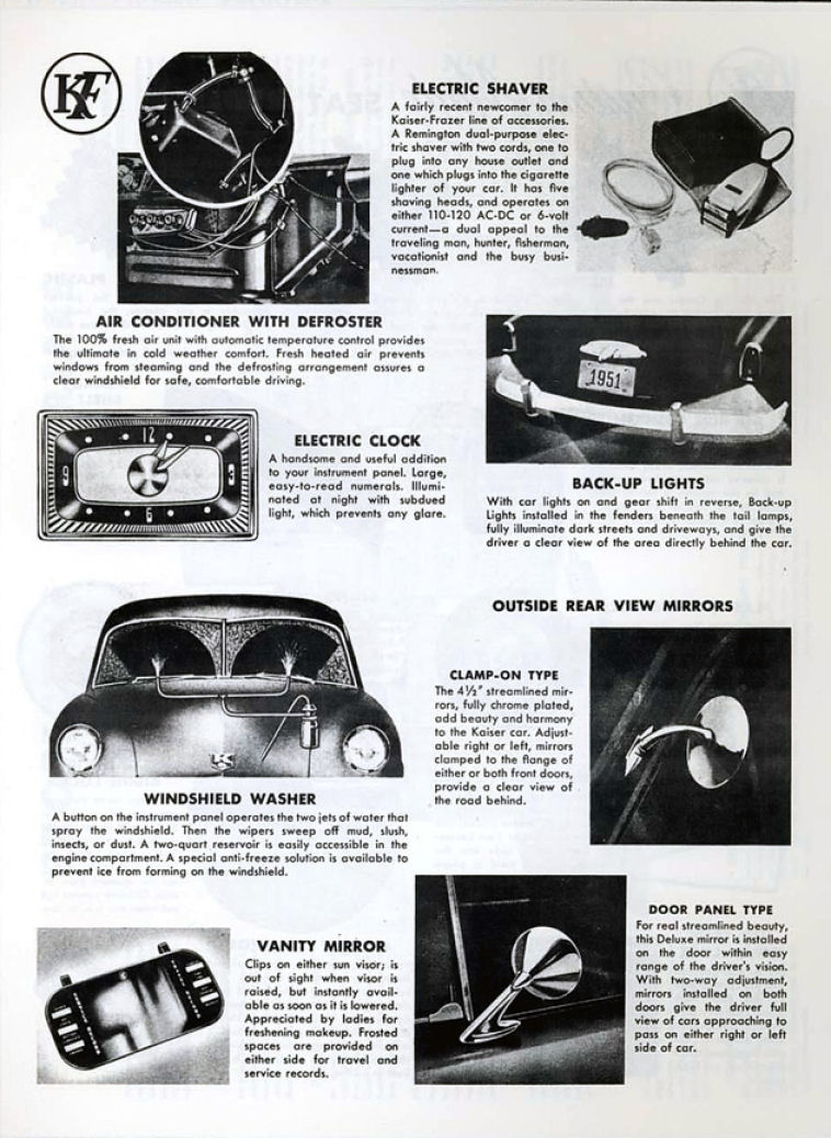 1951 Kaiser Accessories Brochure Page 5